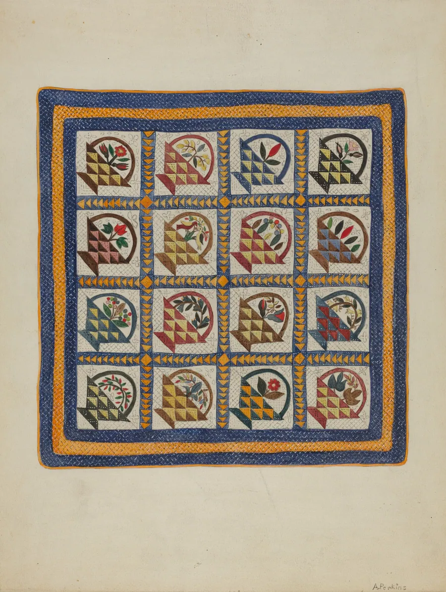 Bedspread by Arlene Perkins