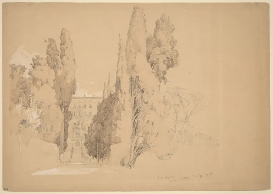 Villa d'Este, Tivoli by Jasper Francis Cropsey