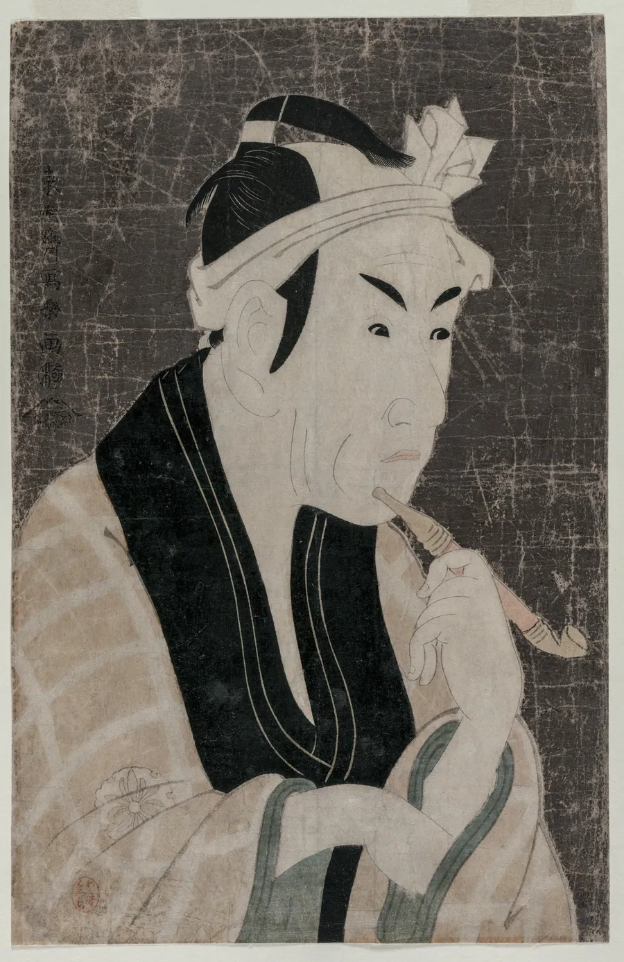 Matsumoto Koshiro IV as Gorobei, the Fish Seller from Sanya by Tōshūsai Sharaku