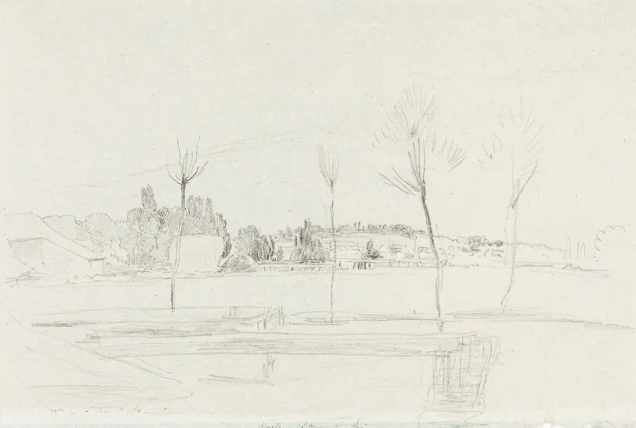 Landscape in Hertfordshire by John Linnell