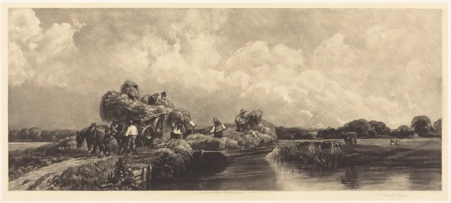 A Roman Canal by Frank Short