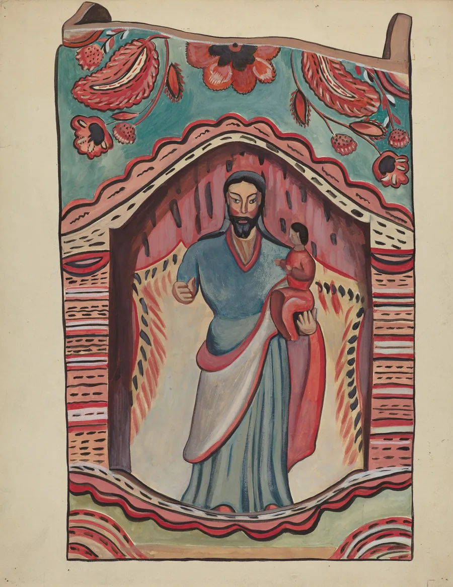 Retablo of Saint Joseph by E. Boyd