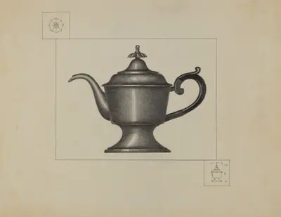Pewter Coffee Pot