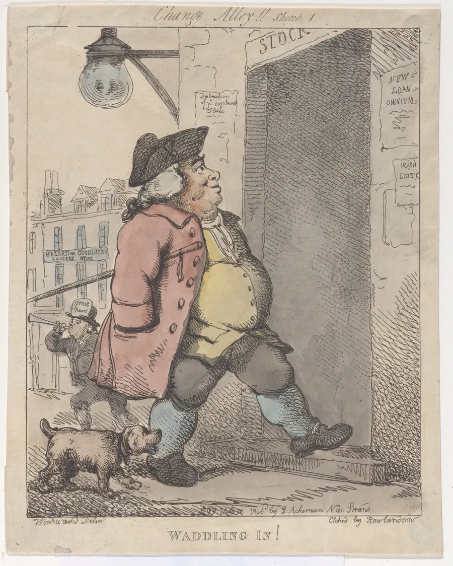 Waddling In! by Rudolph Ackermann, London