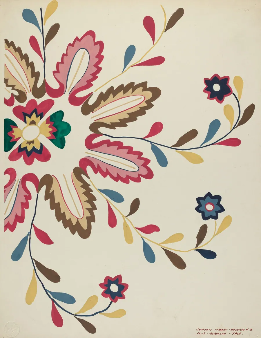 Colcha Plate by Majel G. Claflin