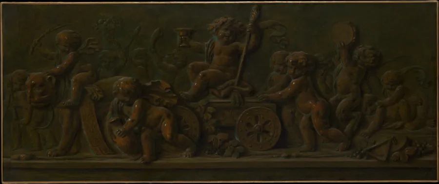The Triumph of Bacchus by Piat Joseph Sauvage