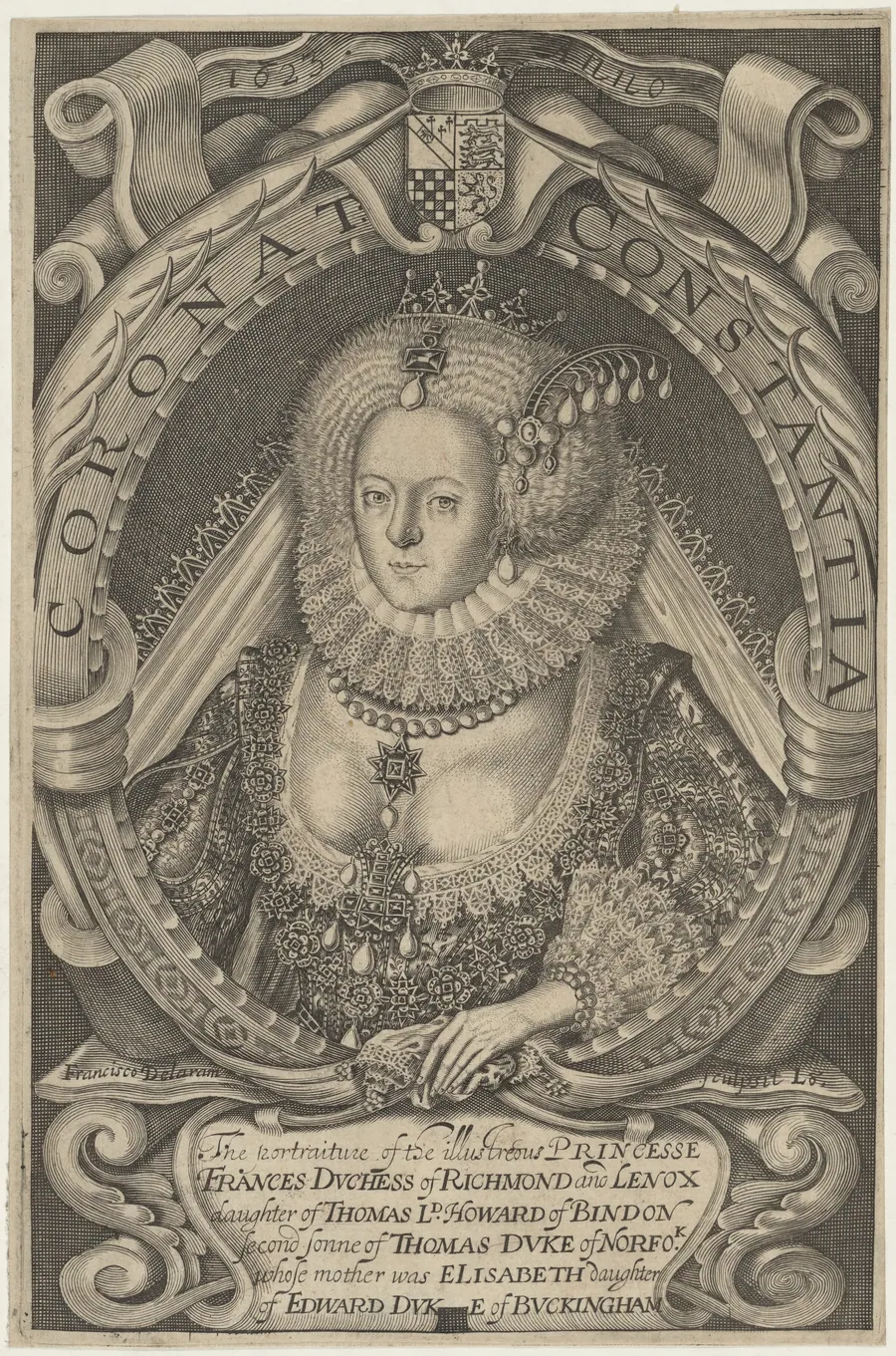 Frances Howard, Duchess of Richmond by Francis Delaram
