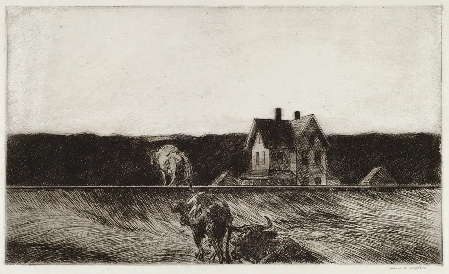 American Landscape by Edward Hopper