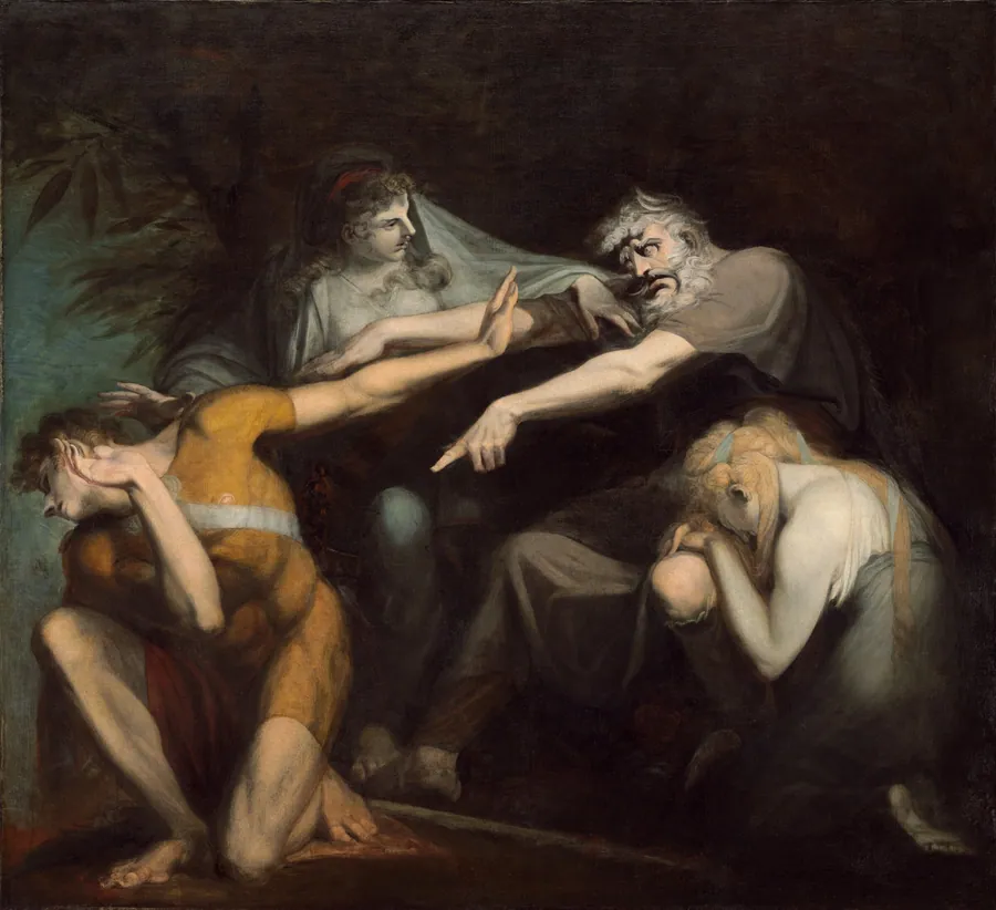 Oedipus Cursing His Son Polynices by Henry Fuseli
