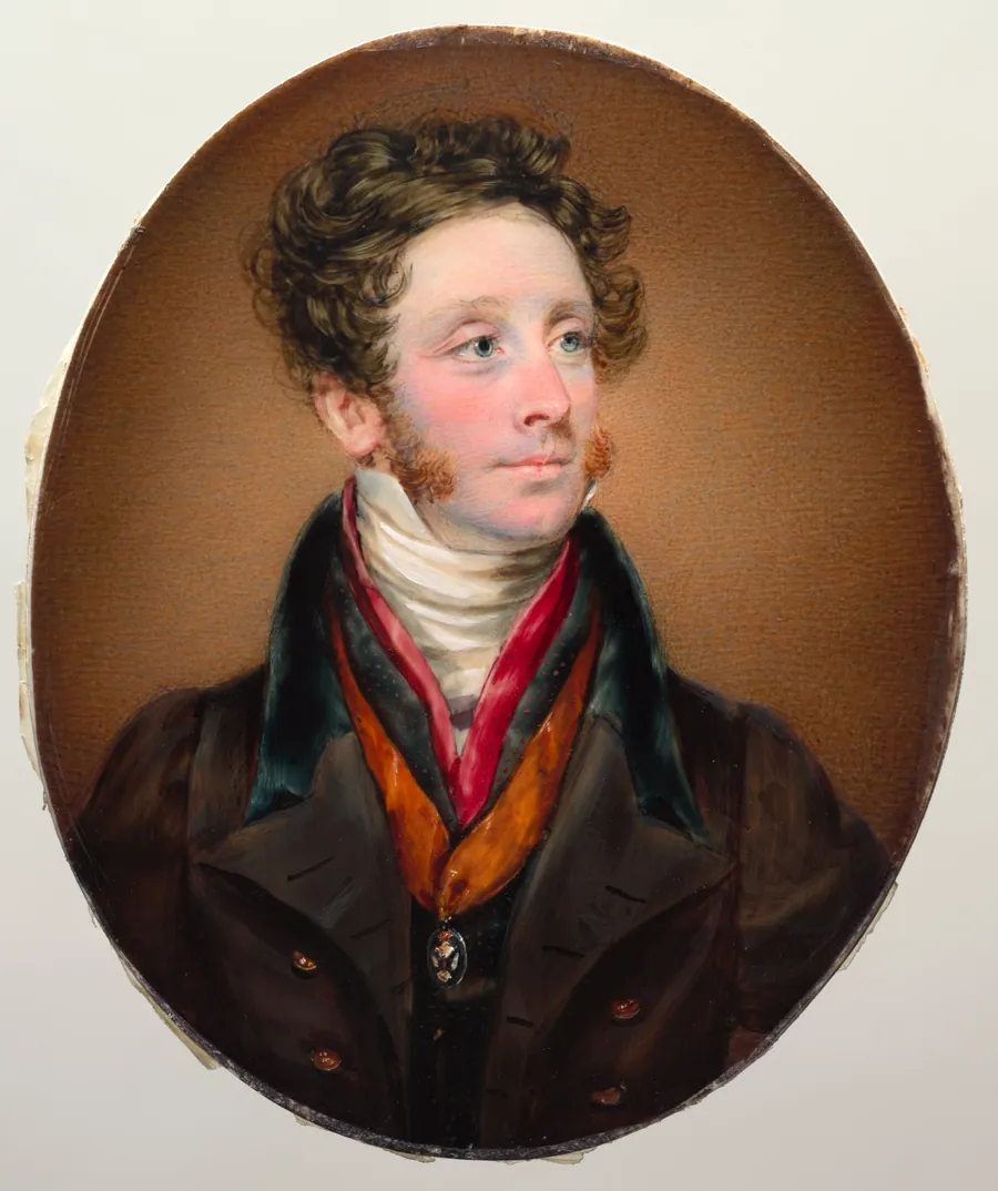 Portrait of John Francis Miller Erskine, Earl of Mar and Earl of Kellie by Kenneth Macleay