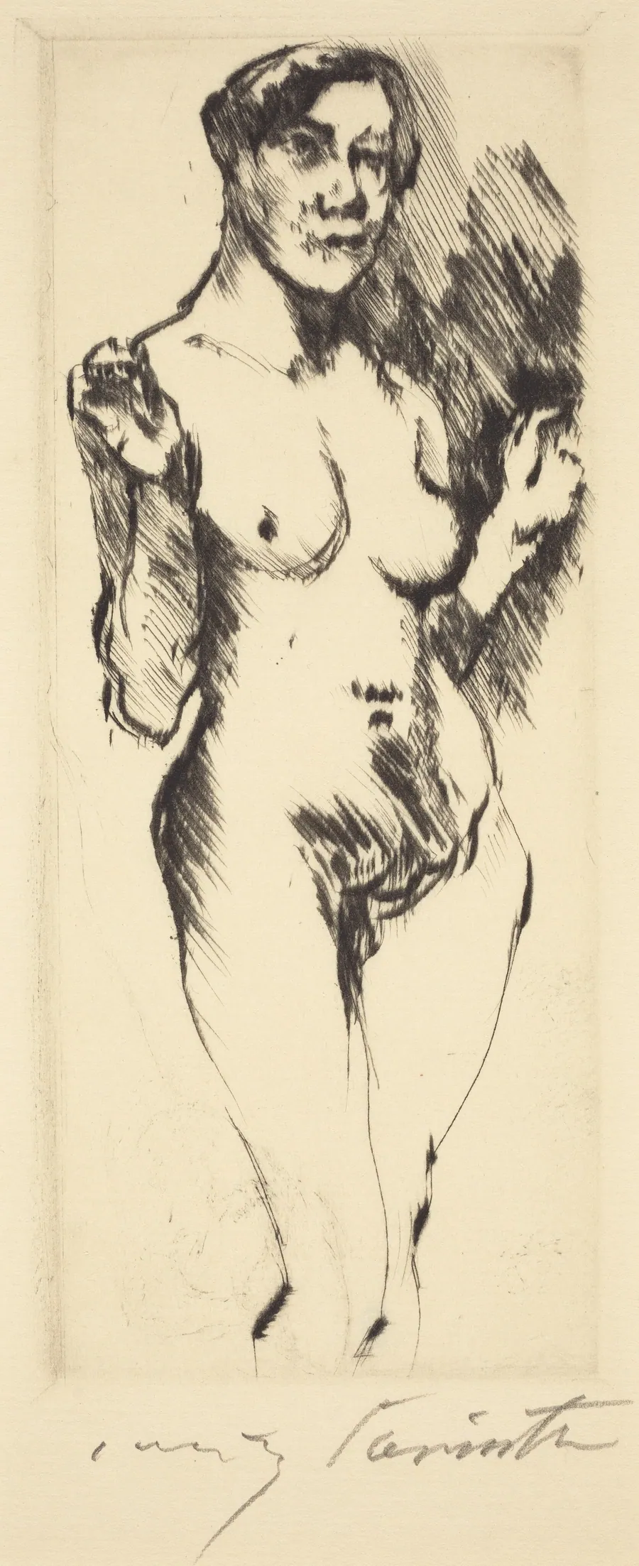 Stehende Weibliche akte (Standing Female Nude) by Lovis Corinth