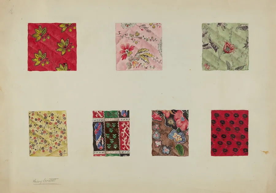 Patchwork Quilt (Swatches) by Henry Granet