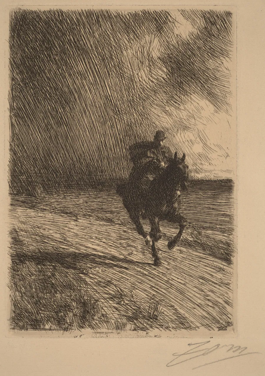 Storm by Anders Zorn