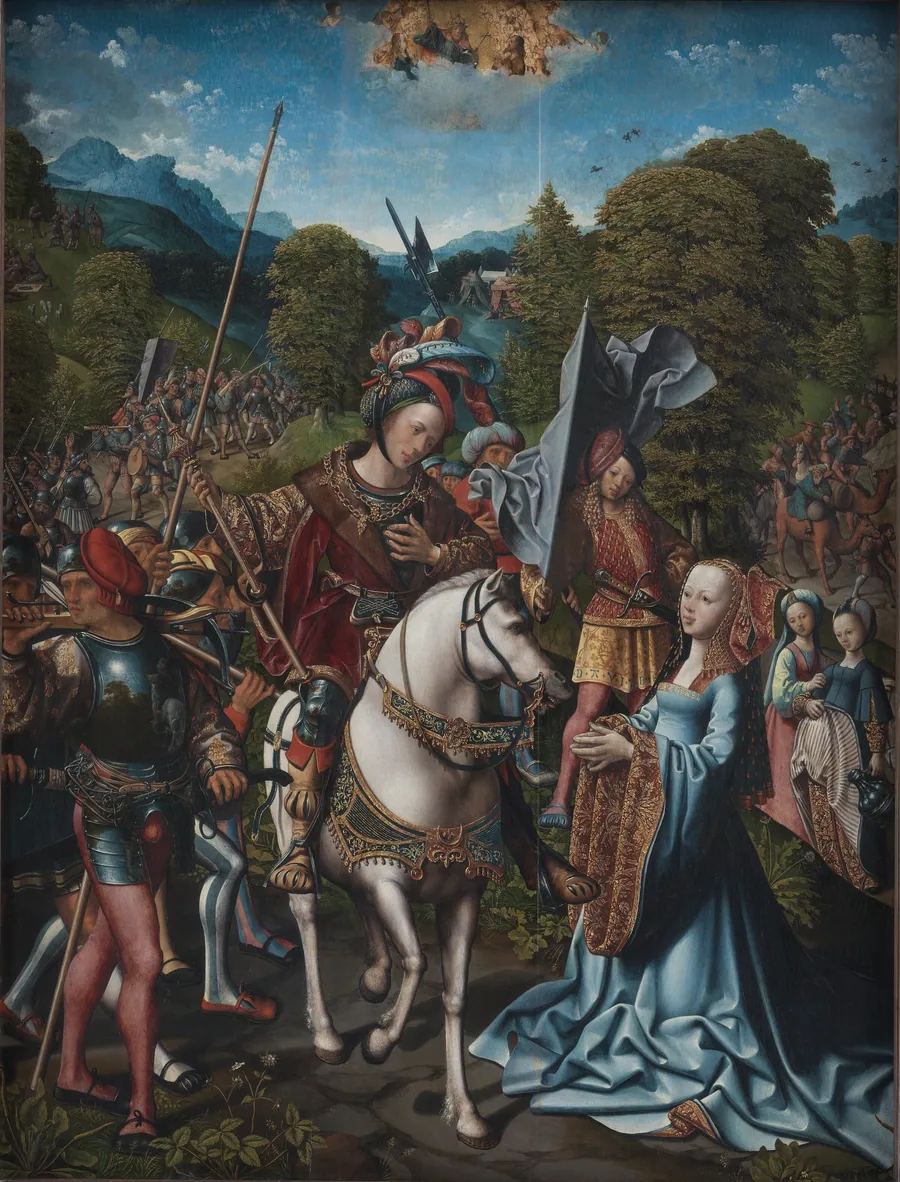 David og Abigael by Jacob Cornelisz van Oostsanen