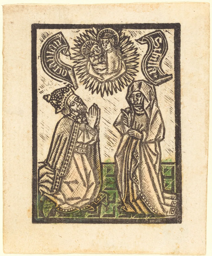 Emperor Octavian and the Sibyl by German 15th Century