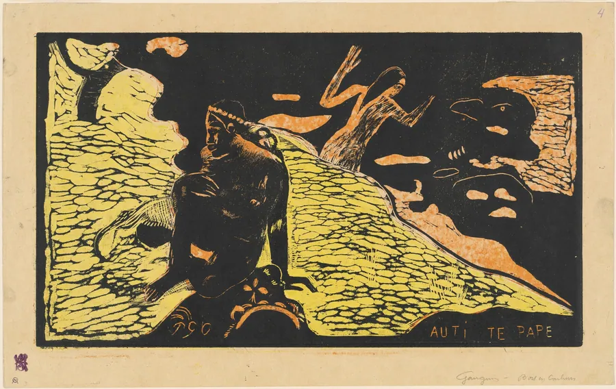 Auti te Pape (Women at the River) by Paul Gauguin