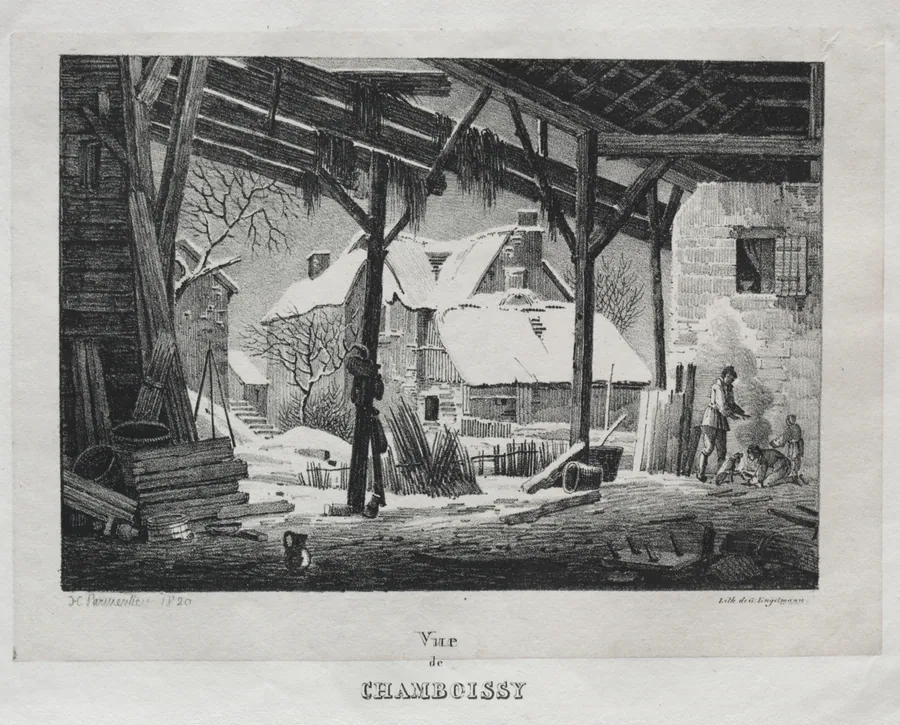 Vue de Chamboissy by Godefroy Engelmann