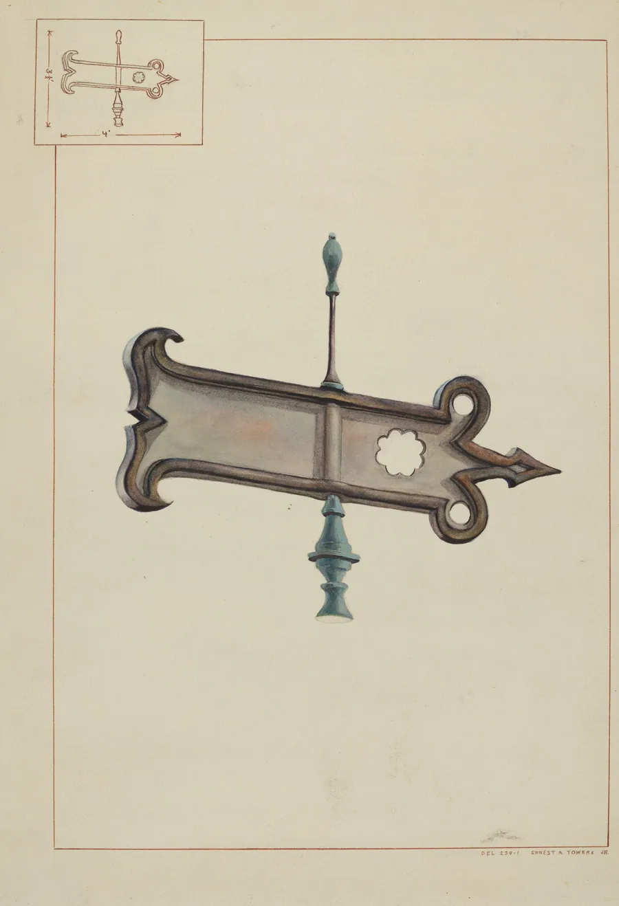 Weather Vane by Ernest A. Towers, Jr.