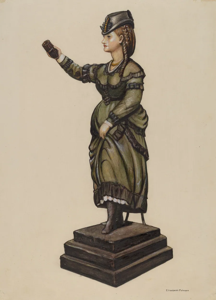 Cigar Store Figure by Elizabeth Johnson