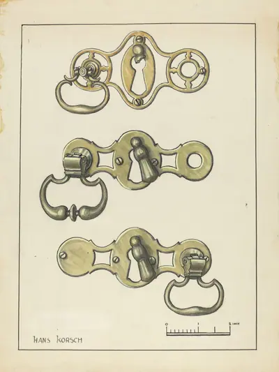 Three Door Handles