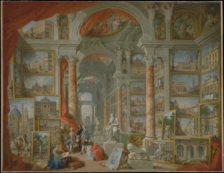 Modern Rome by Giovanni Paolo Panini
