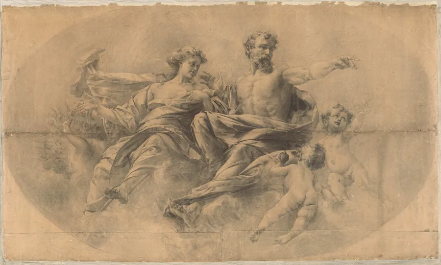 Zeus and Hera by Karel Vitezslav Masek