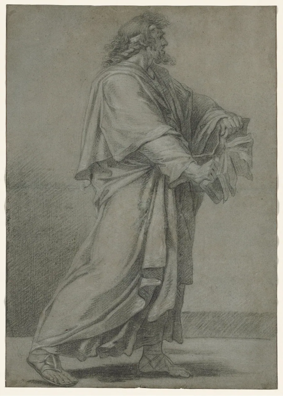 Man Destroying Book by Anonymous