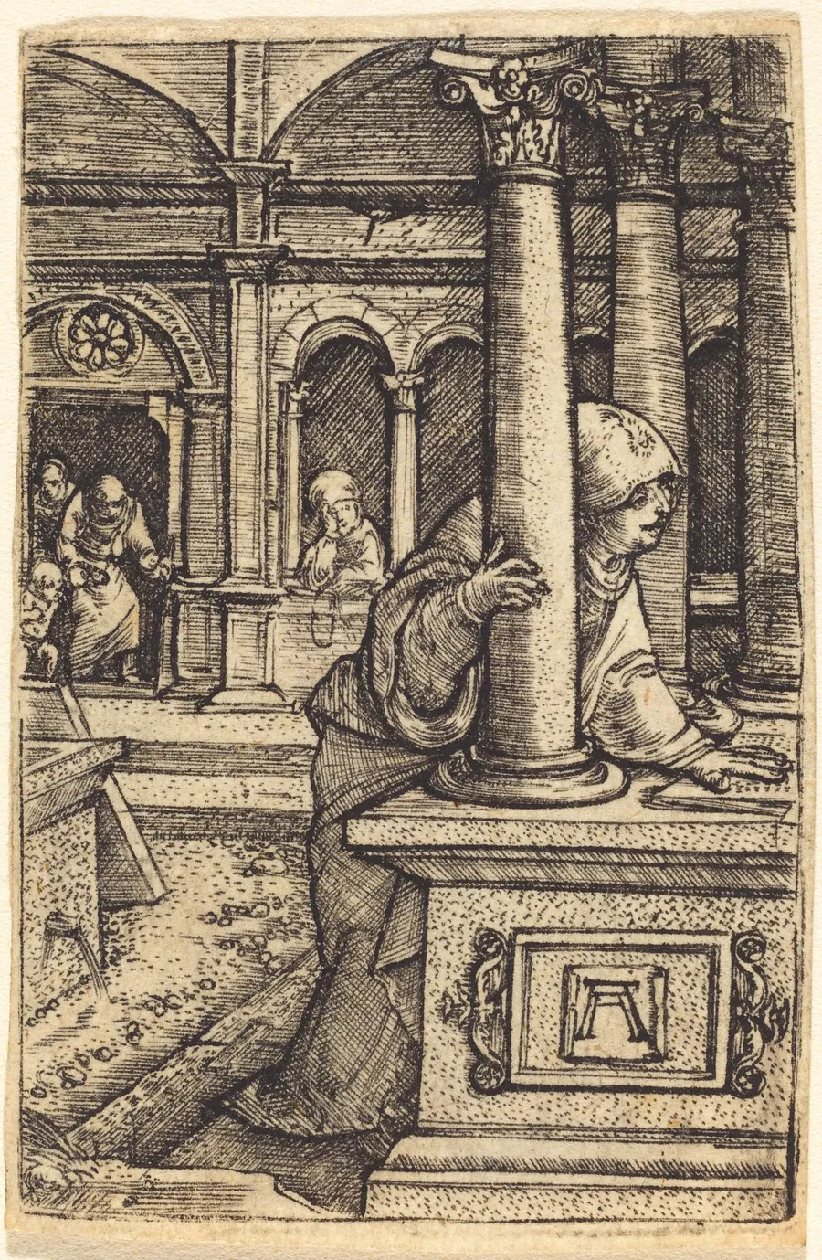 The Virgin Seeking Jesus in the Temple by Albrecht Altdorfer
