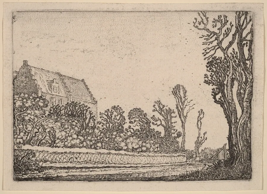 The House with the Stepped Gable by Willem Buytewech