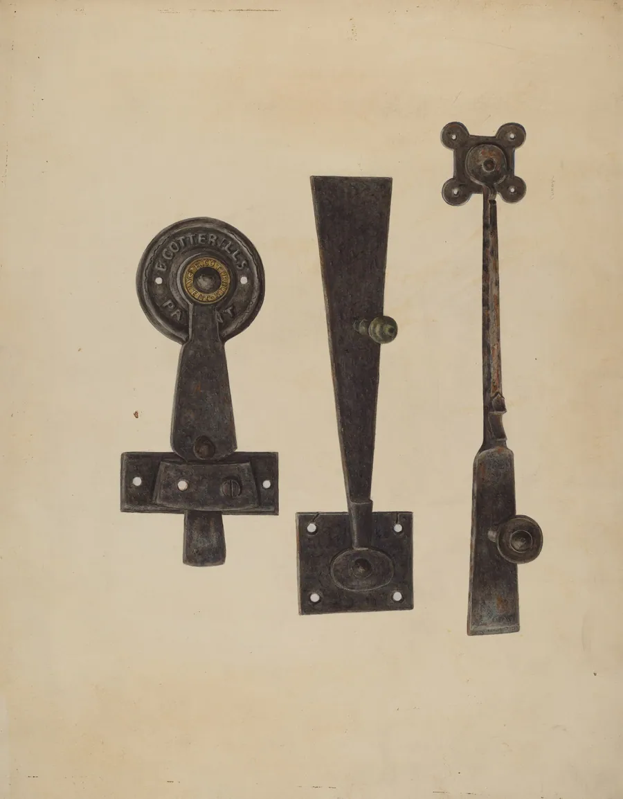 Three Door Latches by Al Curry