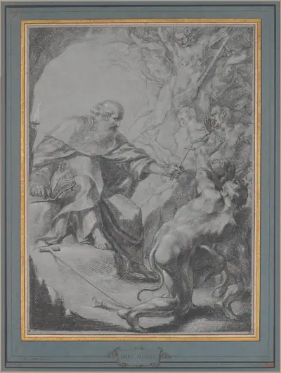 St. Anthony of Egypt Driving Away Devils