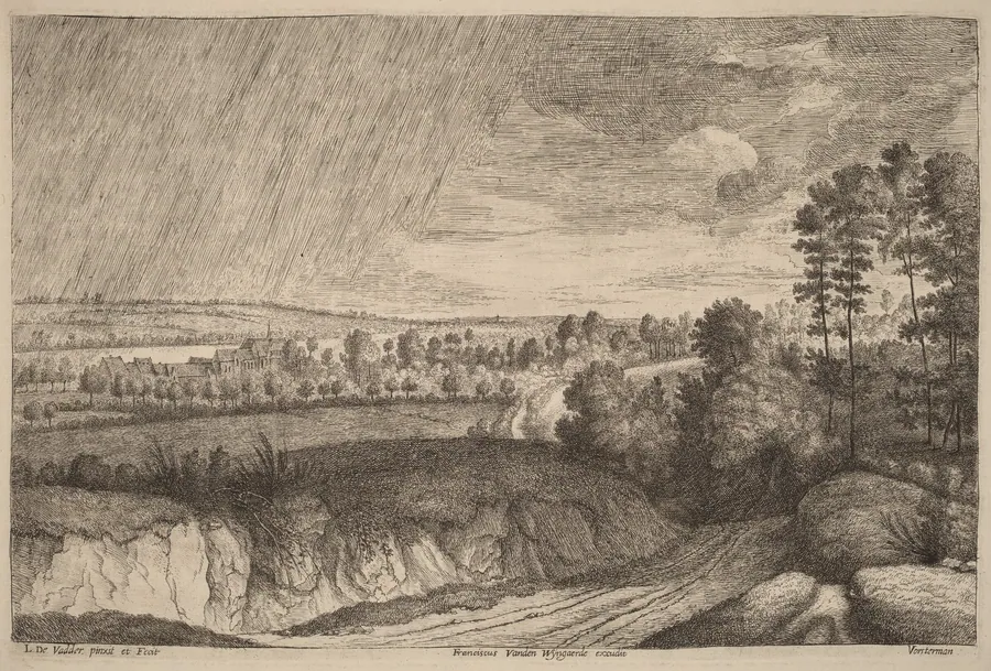 Rainy Landscape by Lucas Emil Vorsterman