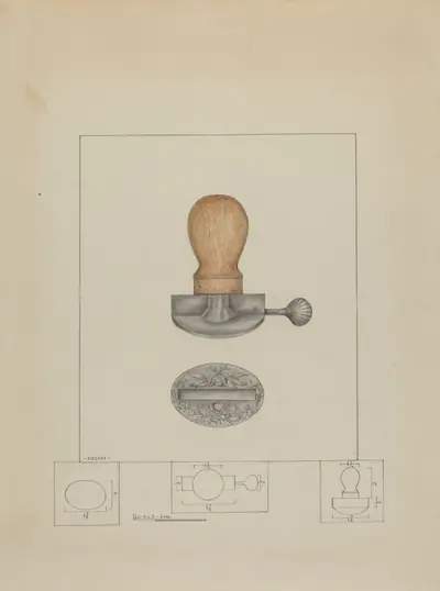 Pewter Stamp