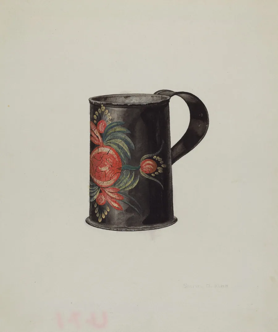Toleware Mug by Samuel O. Klein