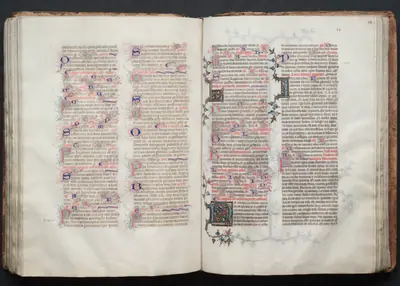 The Gotha Missal: Fol. 112v, Text