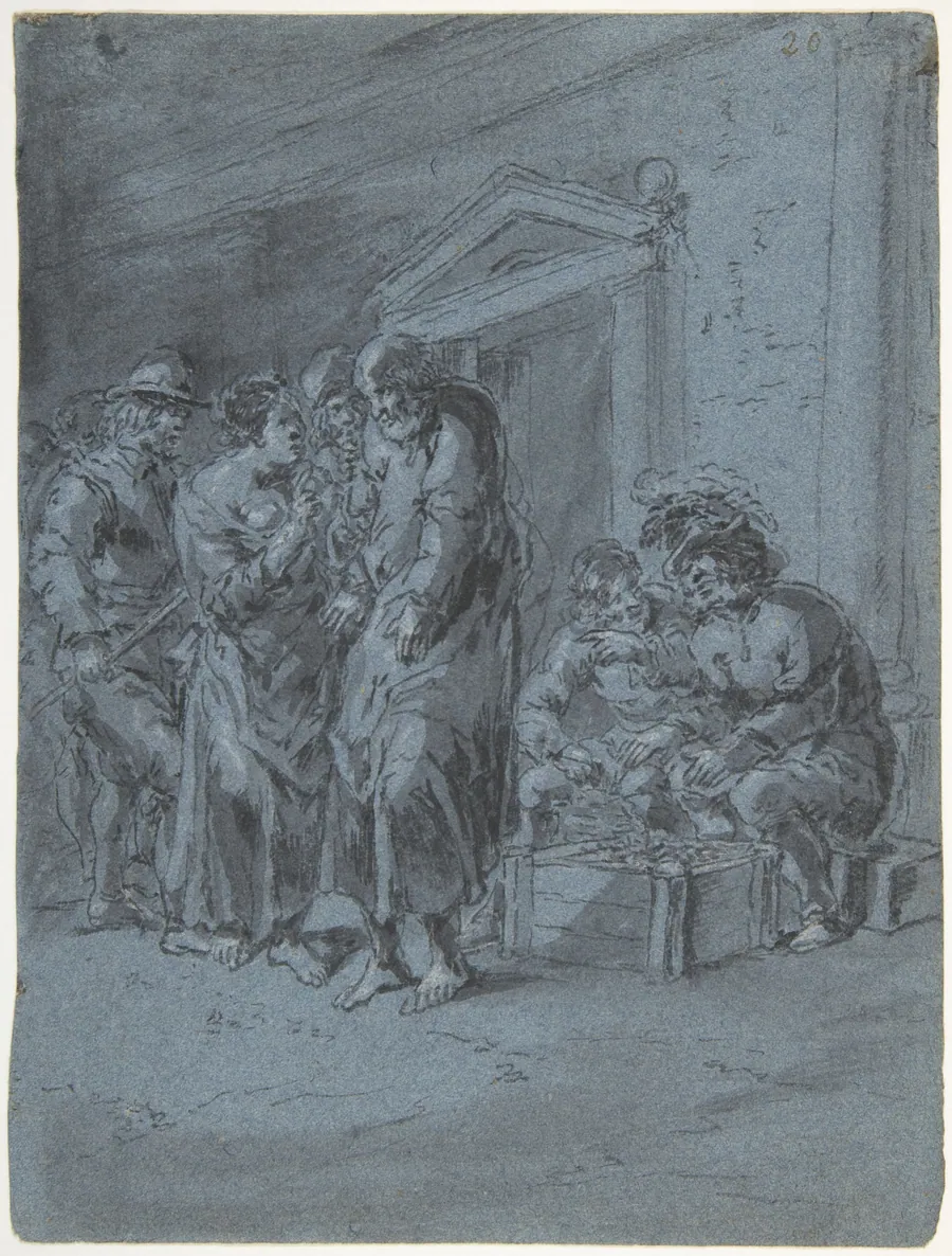 St. Peter Recognized by a Servant Girl by Leonaert Bramer