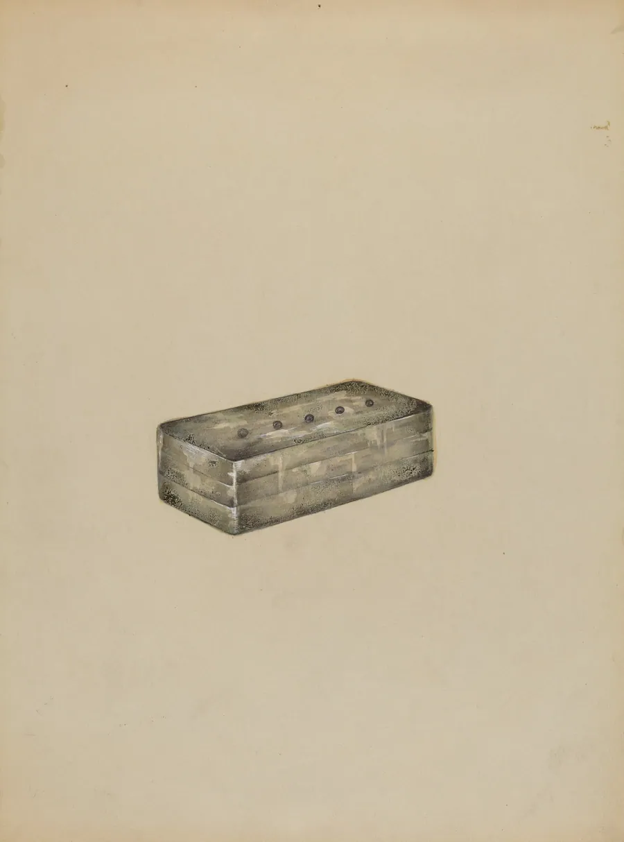 Silver Snuff Box by Columbus Simpson