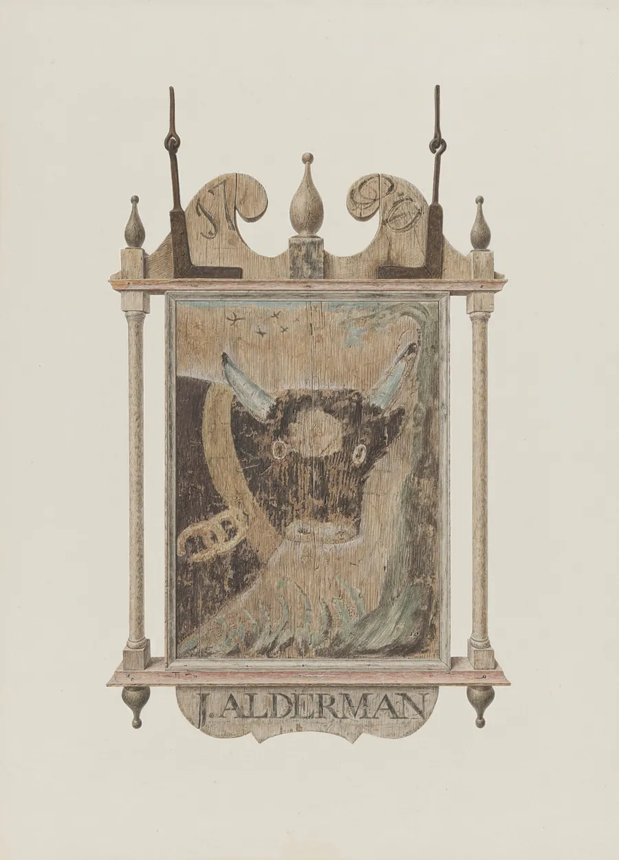 J. Alderman's Tavern Sign by John Matulis