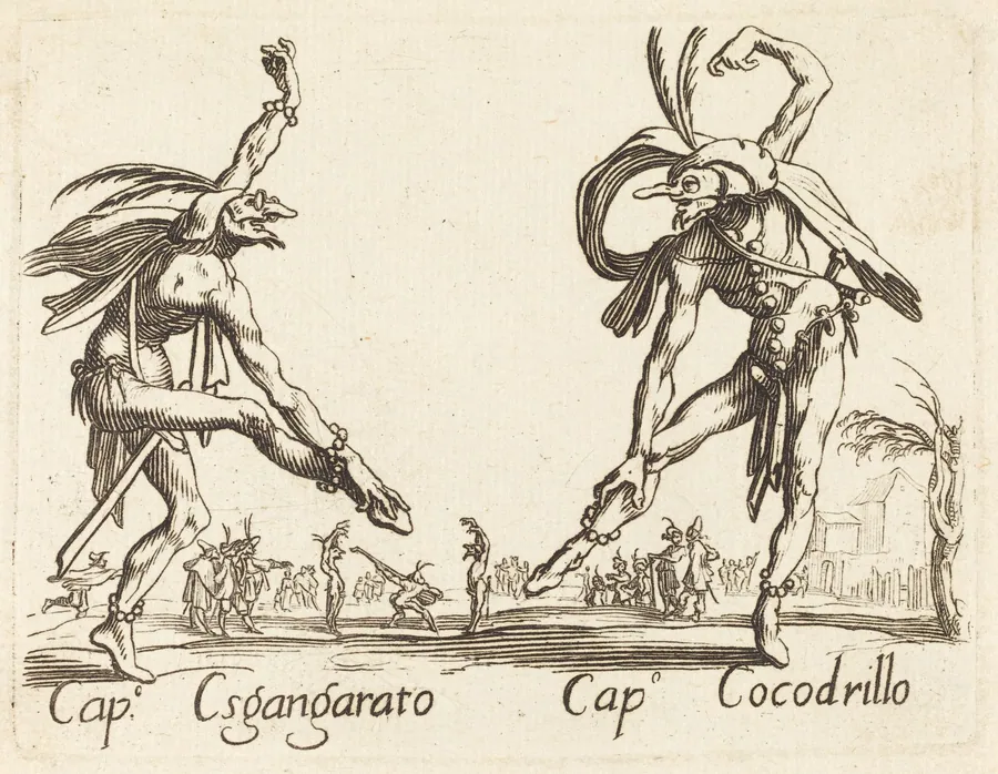 Cap. Esgangarato and Cap. Cocodrillo by French 17th Century