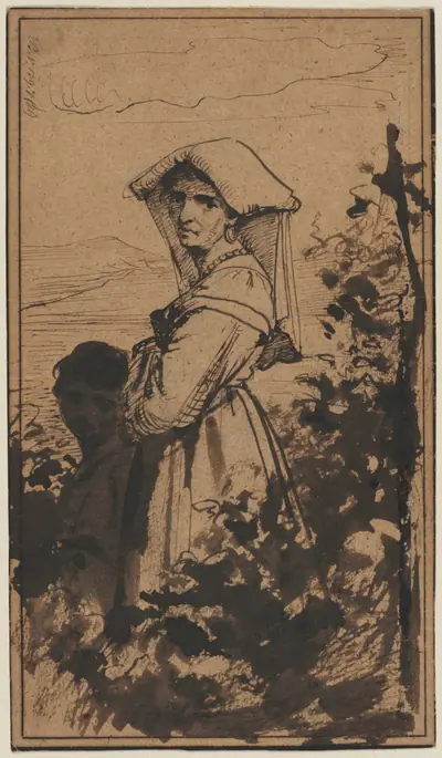 Standing Woman and Child