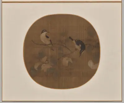 Birds on a Peach Branch