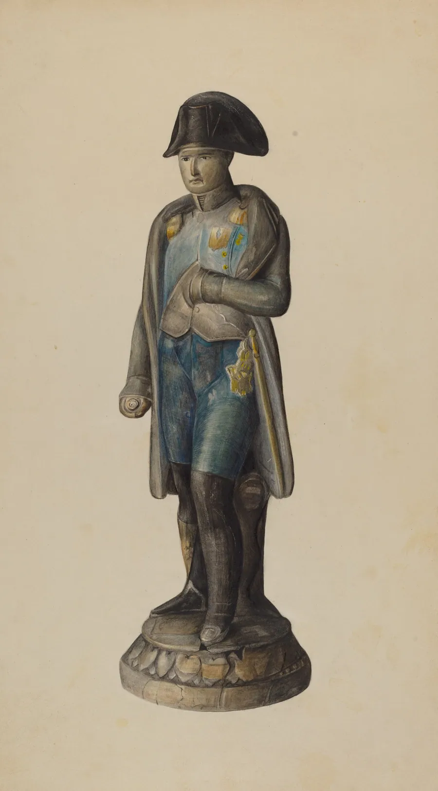 Figure of Napolean by Mina Lowry