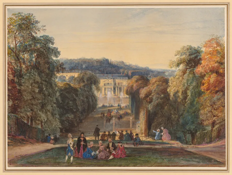 In the Park of Saint Cloud by Constant Troyon