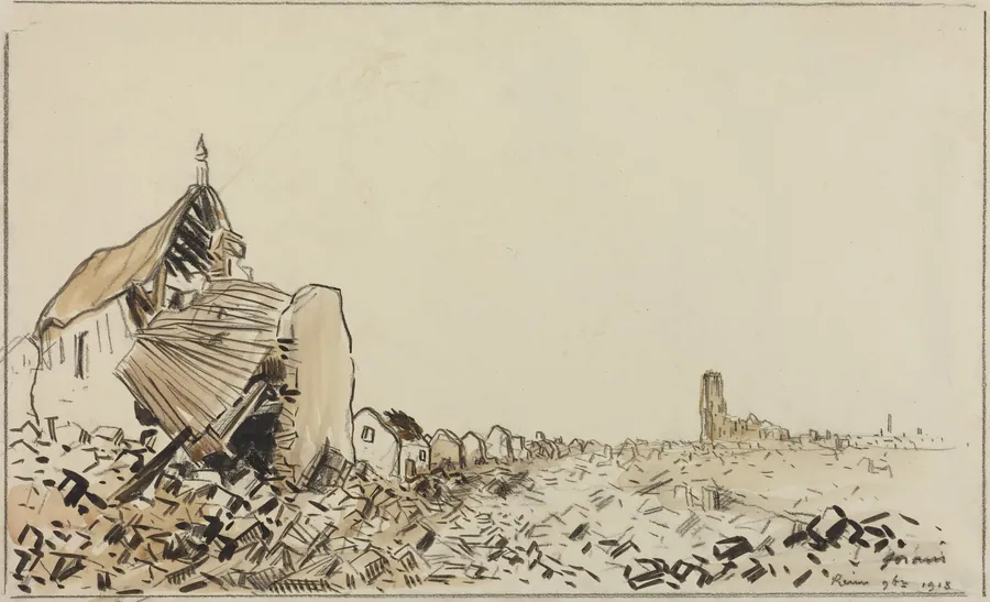 Reims 9bre 1918 by Jean-Louis Forain