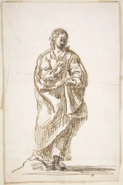 Standing Saint (Apostle?)