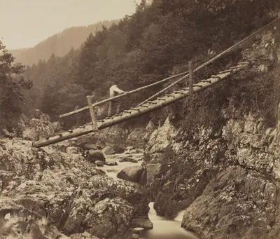 The Miners' Bridge, on the Llugwy, North Wales