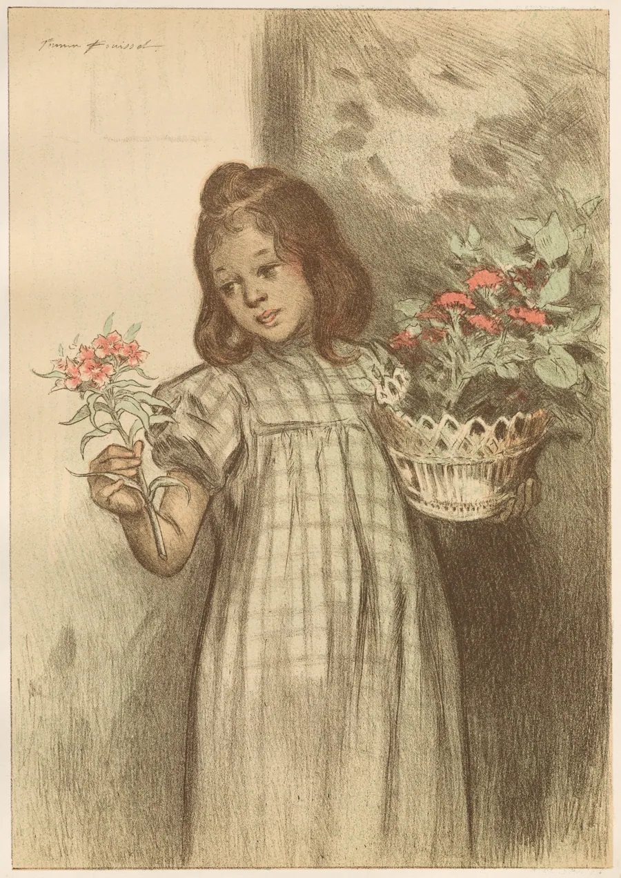 Bouquetière by Firmin Bouisset