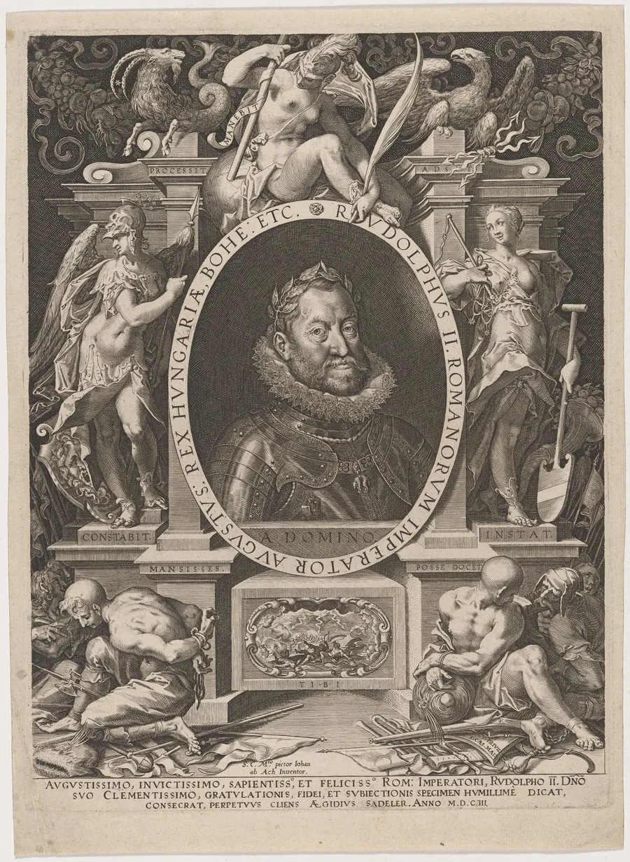 Emperor Rudolph II by Aegidius Sadeler II
