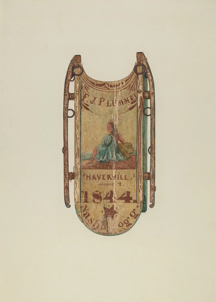 Sled by Harriette Gale