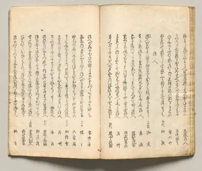 Spread Twelve from Volume Seven of People of Japan in Light Verse (Kyōka)